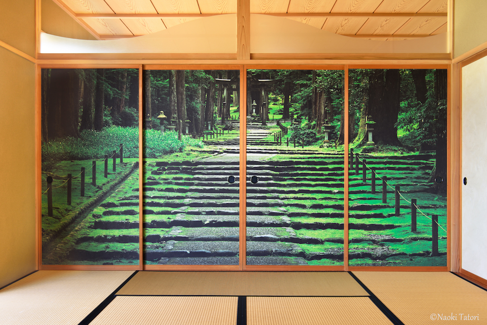 絶景の一棟貸し宿『清流亭』に美しすぎる襖が登場！福井の伝統工芸の技が集結しました【勝山市】
